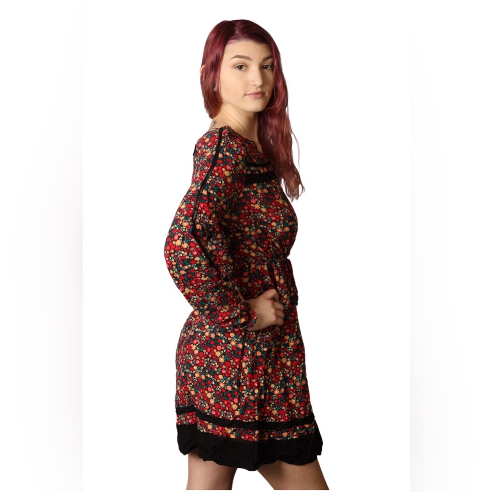 Women's LC Lauren Conrad Long Sleeve Floral Dress - S - Picture 5 of 9